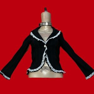 Detail Girl Goth Lacey Blazer